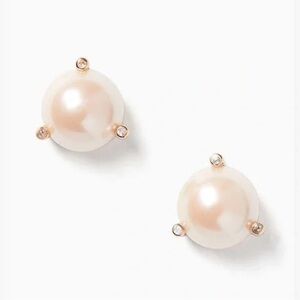Kate Spade Pearl and Gold Stud Earrings NWT